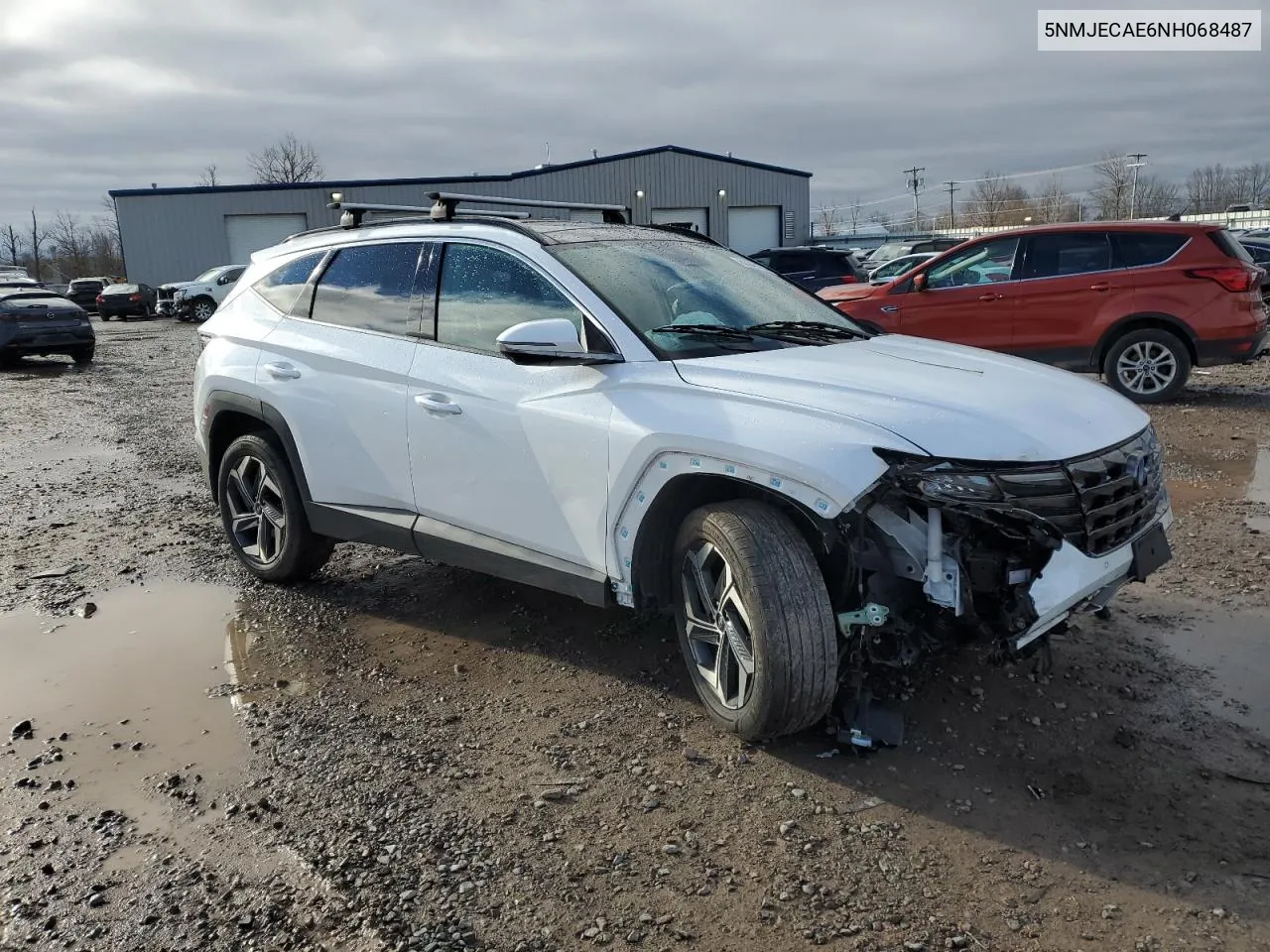 2022 Hyundai Tucson Limited VIN: 5NMJECAE6NH068487 Lot: 80045734