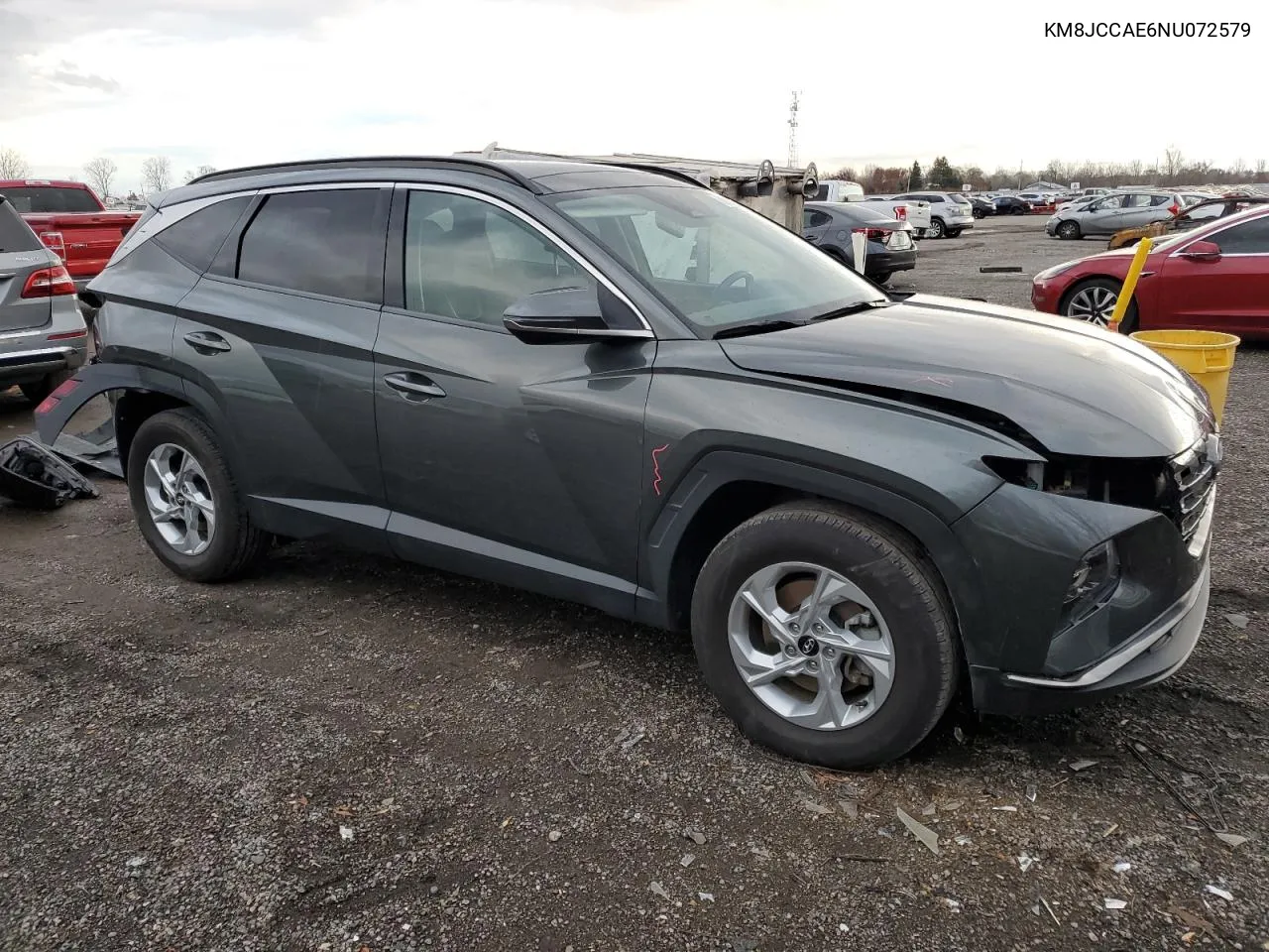 2022 Hyundai Tucson Sel VIN: KM8JCCAE6NU072579 Lot: 80106874