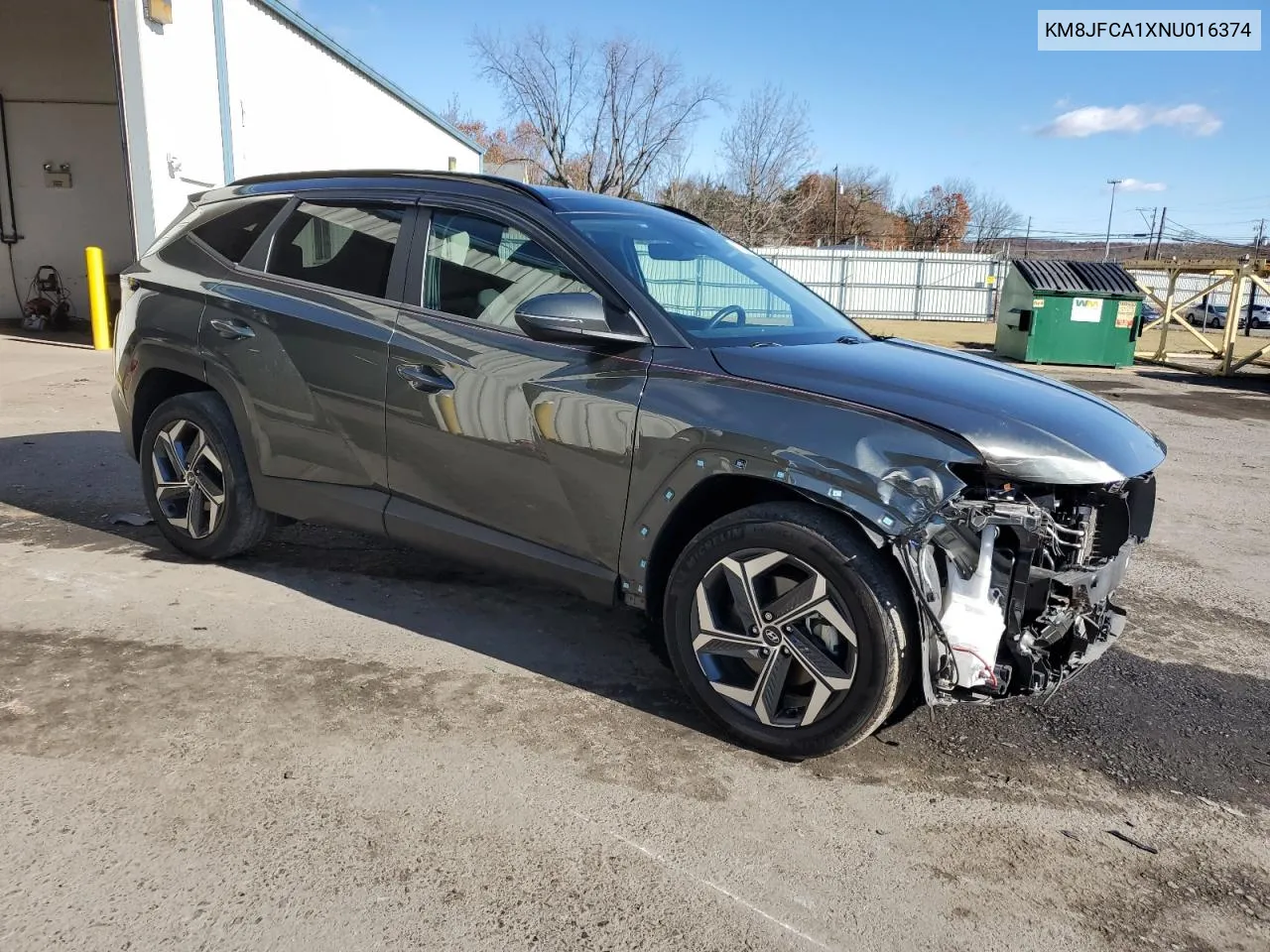 2022 Hyundai Tucson Sel Convenience VIN: KM8JFCA1XNU016374 Lot: 80267994