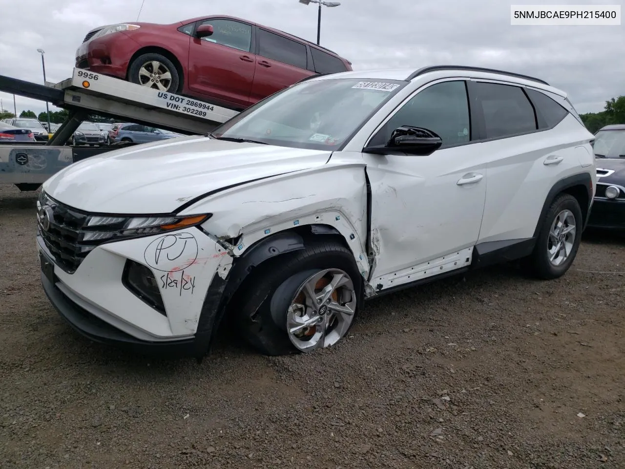 2023 Hyundai Tucson Sel VIN: 5NMJBCAE9PH215400 Lot: 58123074