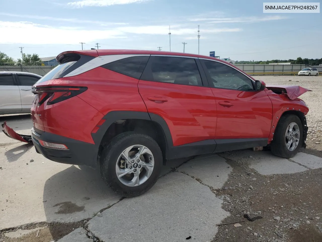 2023 Hyundai Tucson Se VIN: 5NMJACAE7PH248267 Lot: 60625444