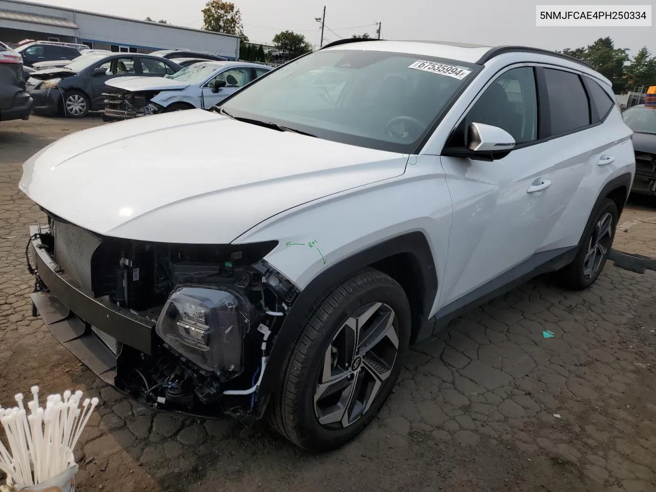 2023 Hyundai Tucson Sel VIN: 5NMJFCAE4PH250334 Lot: 67535994