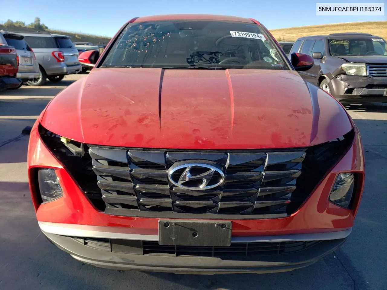 2023 Hyundai Tucson Sel VIN: 5NMJFCAE8PH185374 Lot: 73199194