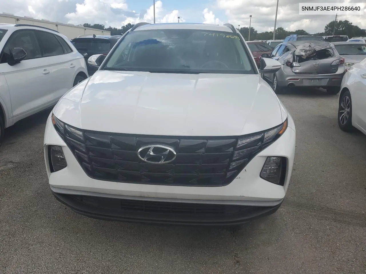 2023 Hyundai Tucson Sel VIN: 5NMJF3AE4PH286640 Lot: 74198694