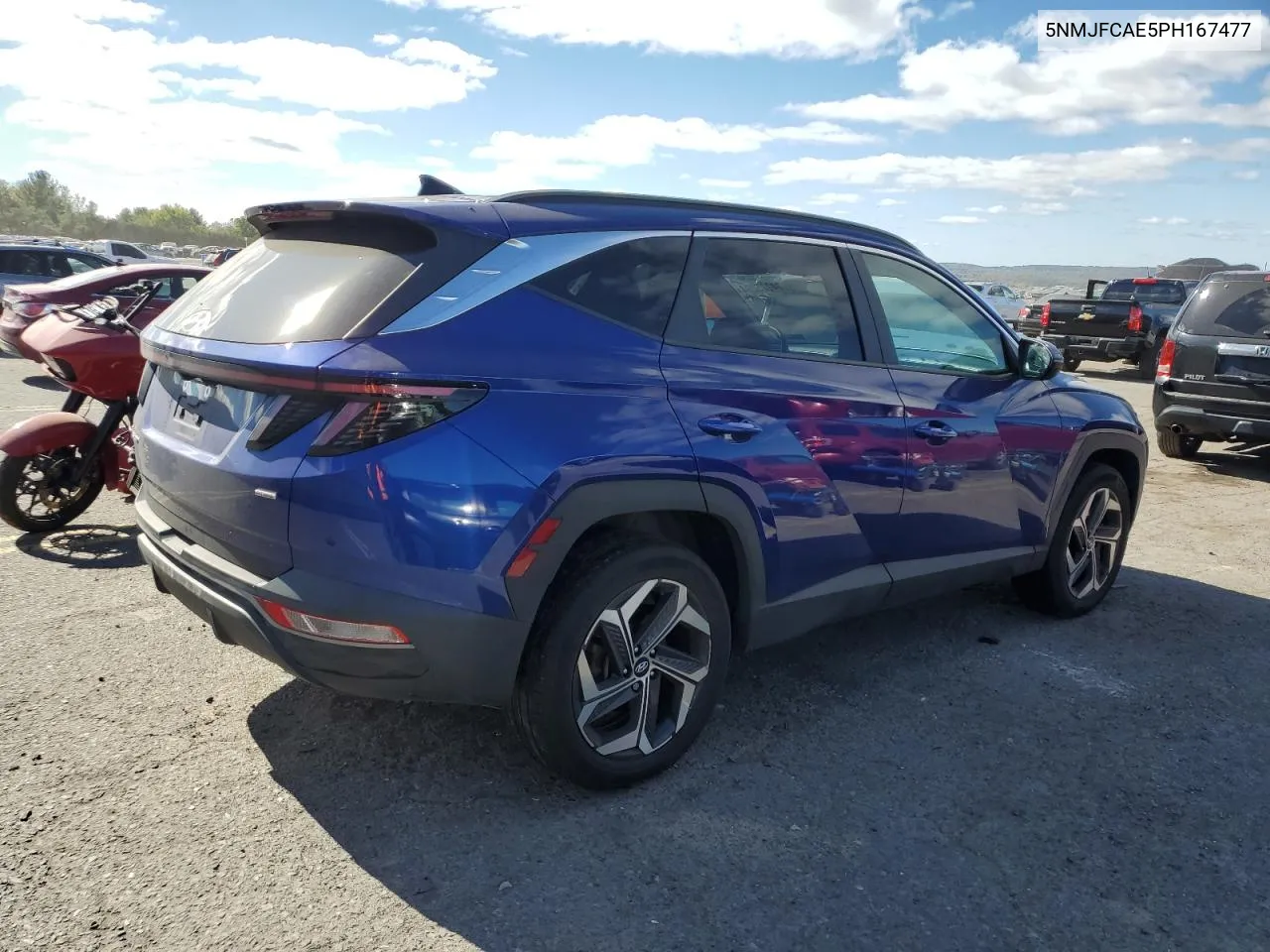 2023 Hyundai Tucson Sel VIN: 5NMJFCAE5PH167477 Lot: 74225294