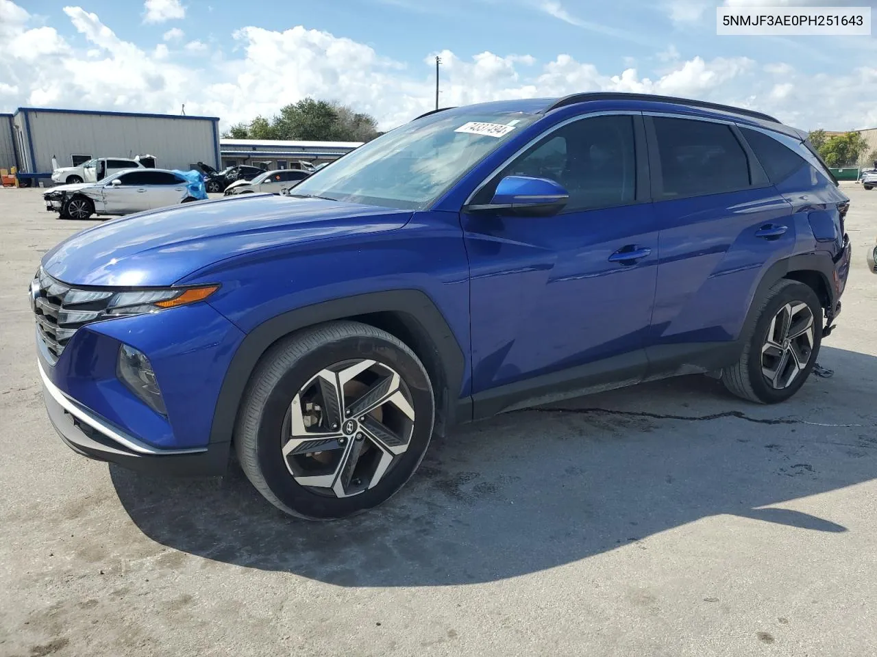 2023 Hyundai Tucson Sel VIN: 5NMJF3AE0PH251643 Lot: 74337494