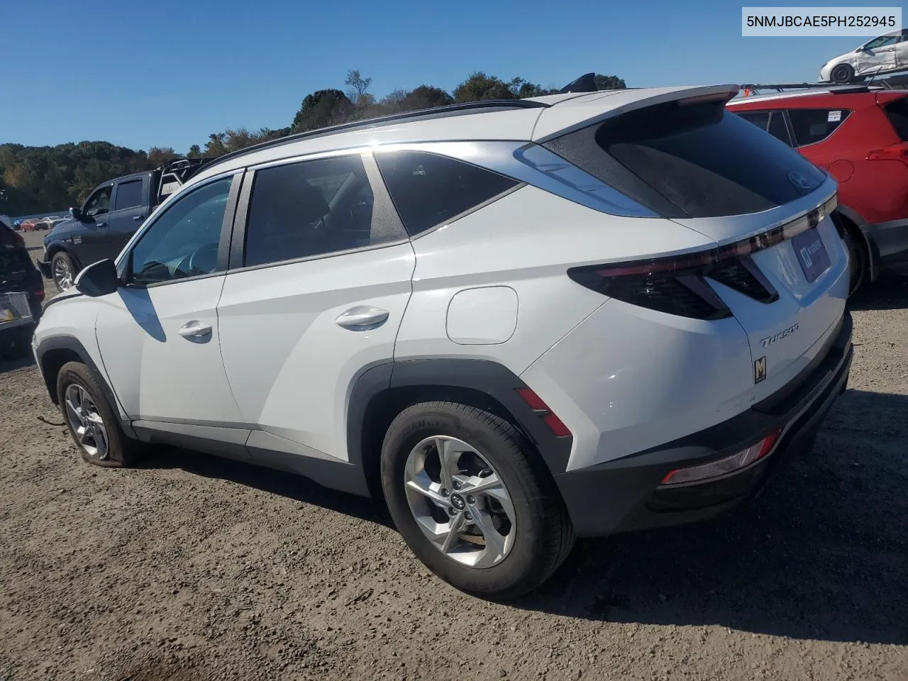 2023 Hyundai Tucson Sel VIN: 5NMJBCAE5PH252945 Lot: 75486624