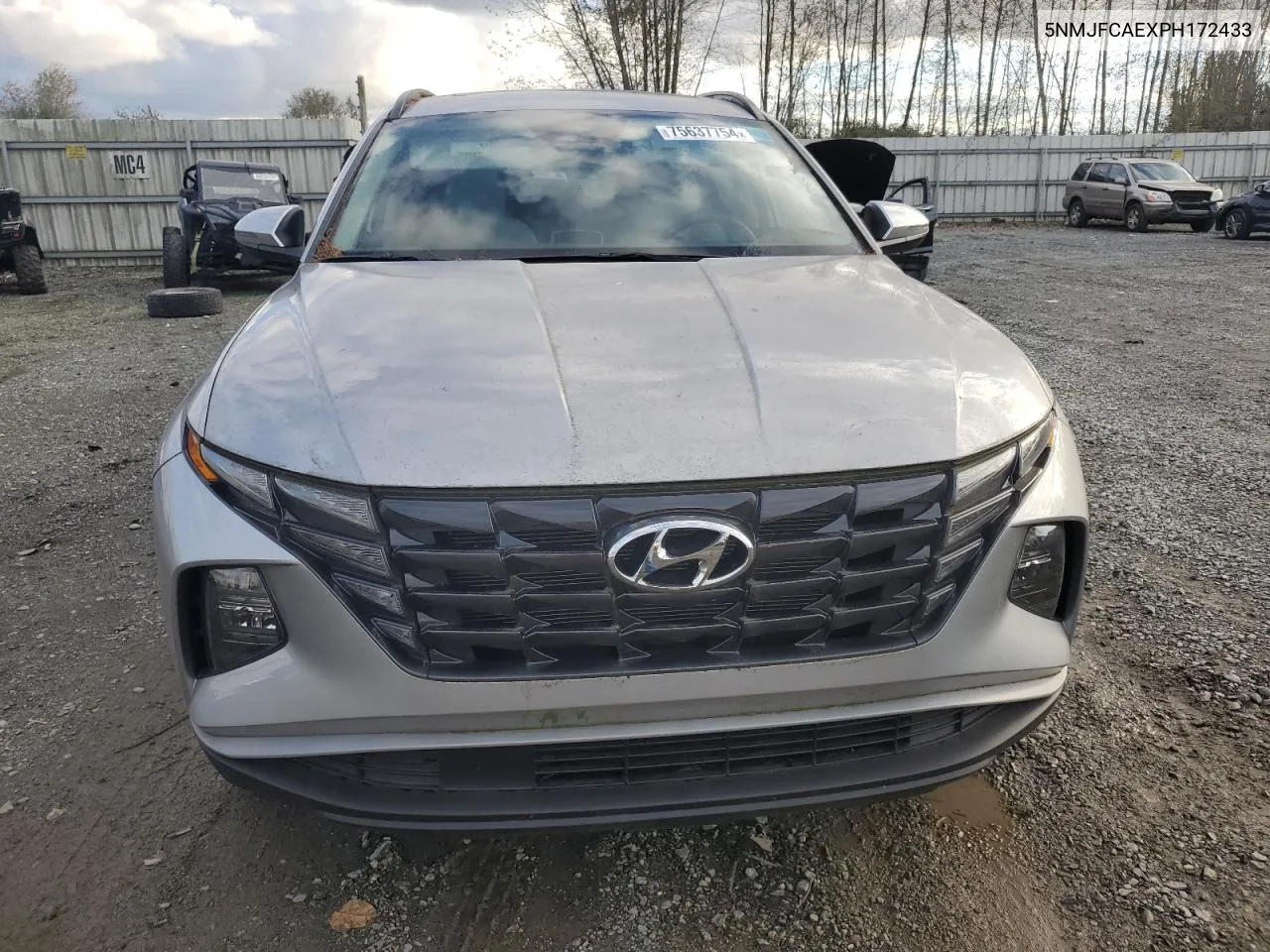 2023 Hyundai Tucson Sel VIN: 5NMJFCAEXPH172433 Lot: 75637754