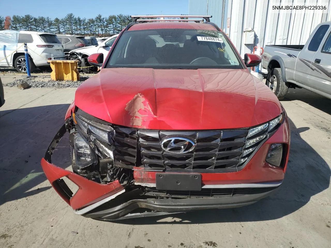 2023 Hyundai Tucson Sel VIN: 5NMJBCAE8PH229336 Lot: 77848874