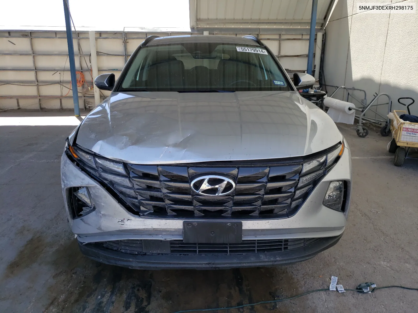 2024 Hyundai Tucson Sel VIN: 5NMJF3DEXRH298175 Lot: 55179914