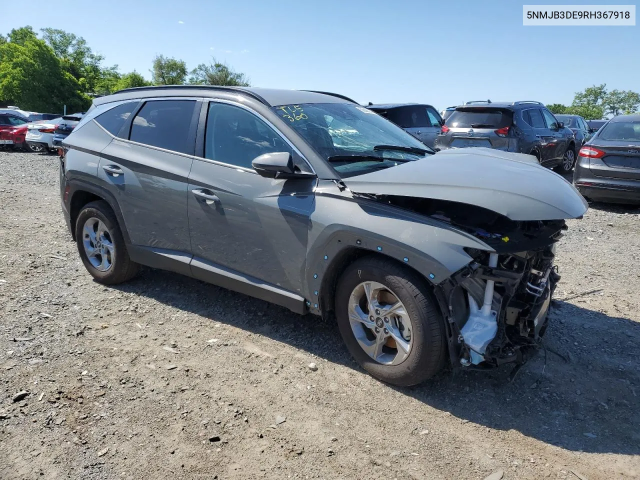 2024 Hyundai Tucson Sel VIN: 5NMJB3DE9RH367918 Lot: 56556224