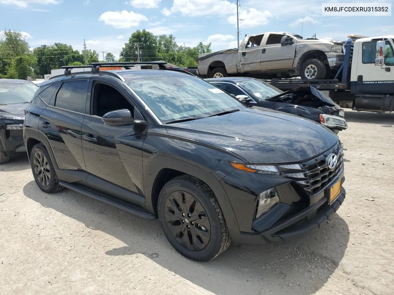 2024 Hyundai Tucson Xrt VIN: KM8JFCDEXRU315352 Lot: 57020894