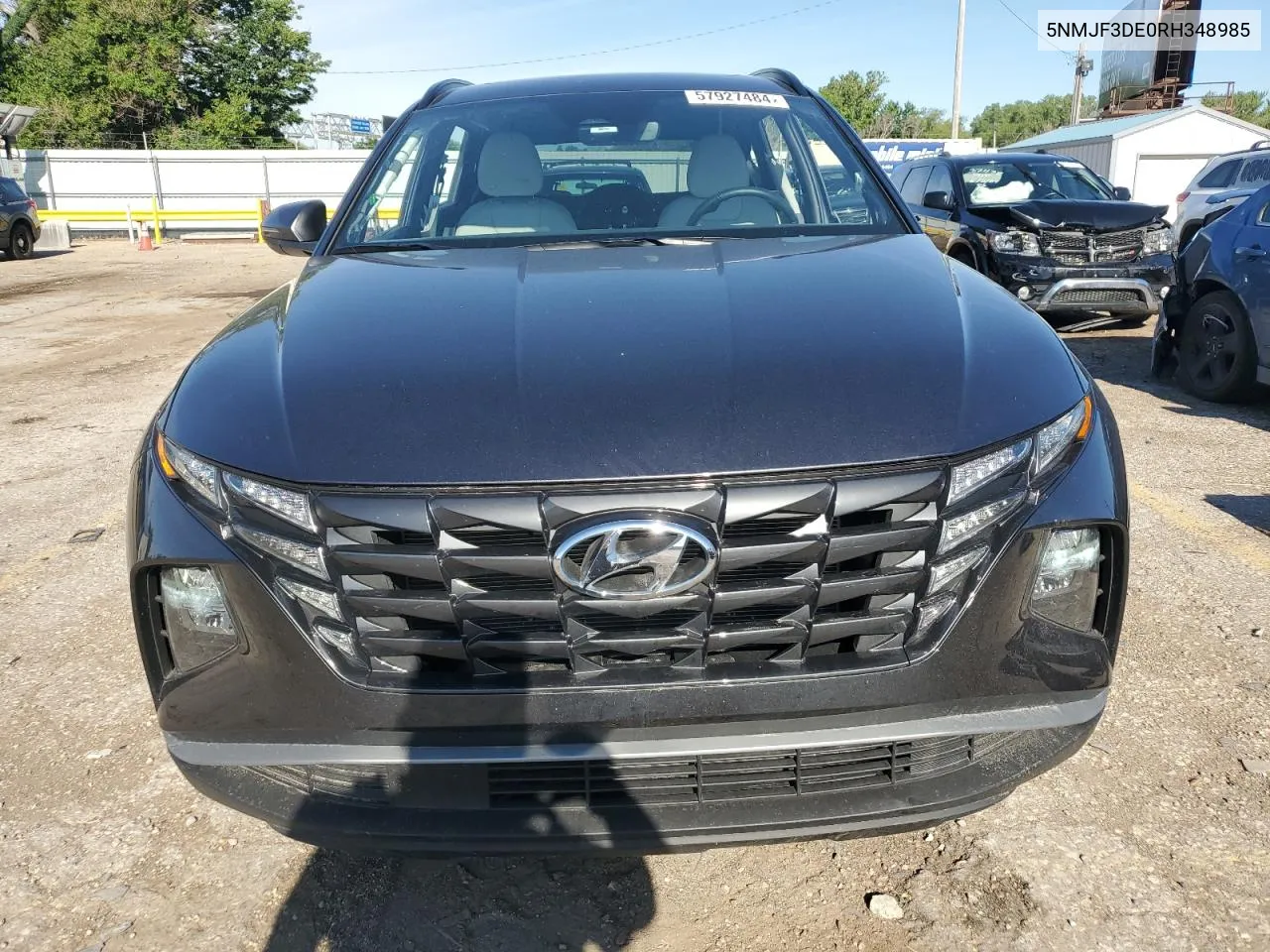 2024 Hyundai Tucson Sel VIN: 5NMJF3DE0RH348985 Lot: 57927484