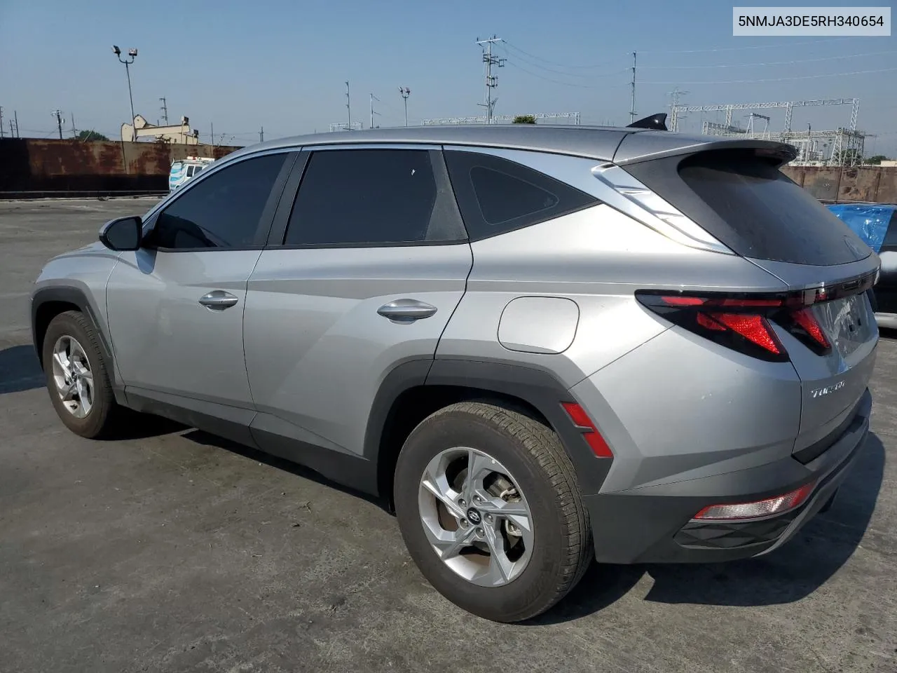 2024 Hyundai Tucson Se VIN: 5NMJA3DE5RH340654 Lot: 62660284