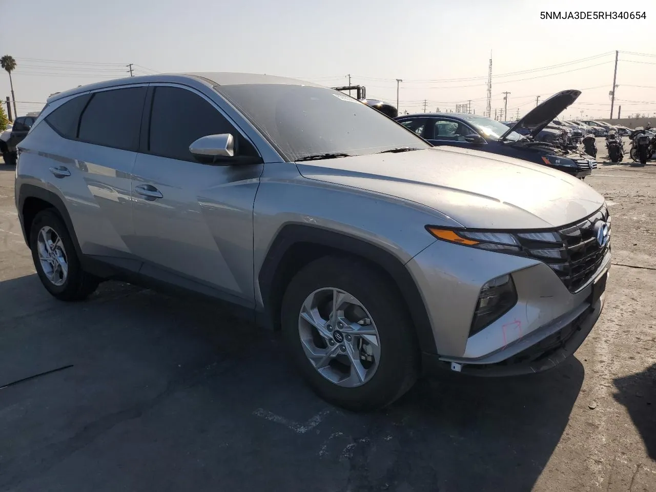 2024 Hyundai Tucson Se VIN: 5NMJA3DE5RH340654 Lot: 62660284