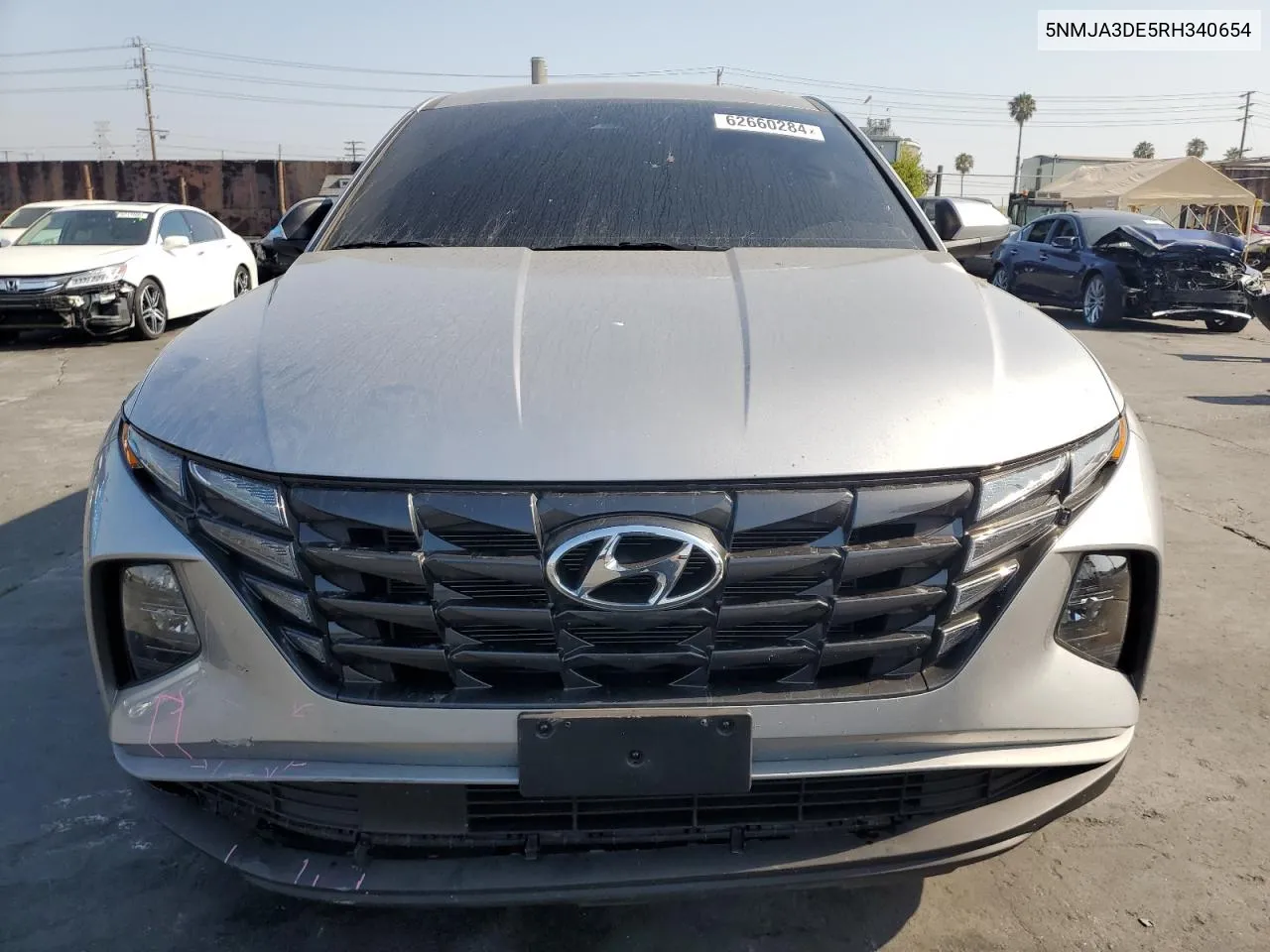 2024 Hyundai Tucson Se VIN: 5NMJA3DE5RH340654 Lot: 62660284