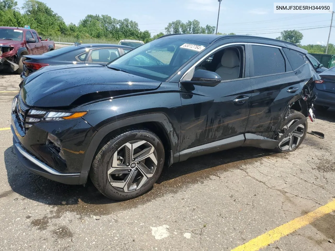 2024 Hyundai Tucson Sel VIN: 5NMJF3DE5RH344950 Lot: 63012764