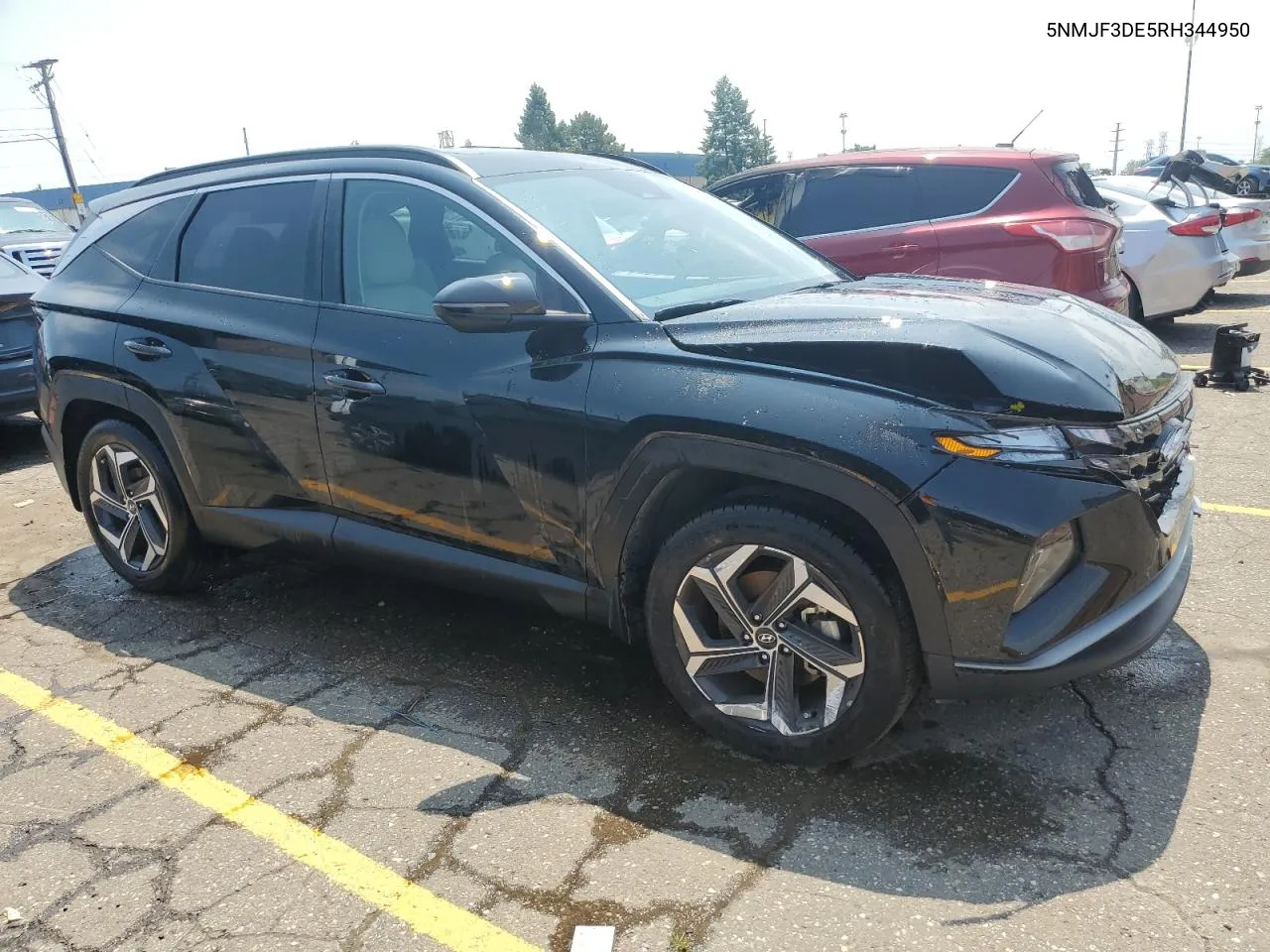 2024 Hyundai Tucson Sel VIN: 5NMJF3DE5RH344950 Lot: 63012764