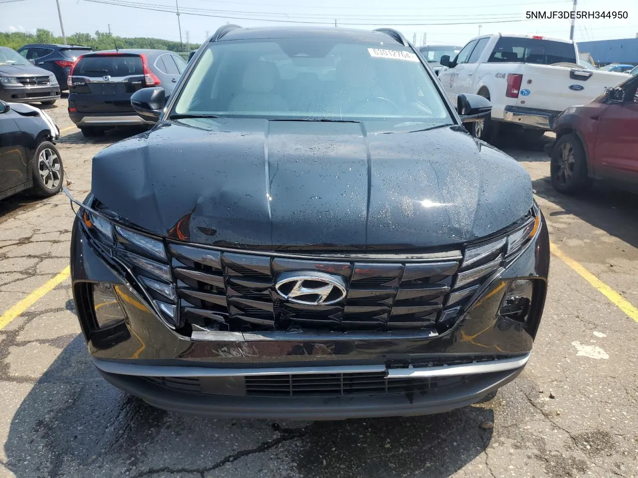 2024 Hyundai Tucson Sel VIN: 5NMJF3DE5RH344950 Lot: 63012764