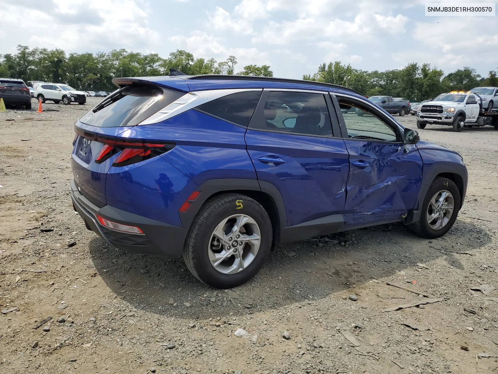 2024 Hyundai Tucson Sel VIN: 5NMJB3DE1RH300570 Lot: 66005934