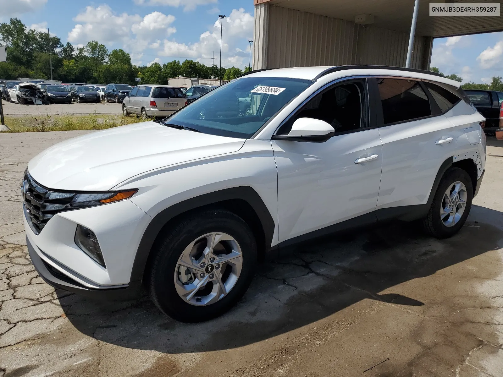 2024 Hyundai Tucson Sel VIN: 5NMJB3DE4RH359287 Lot: 66199604