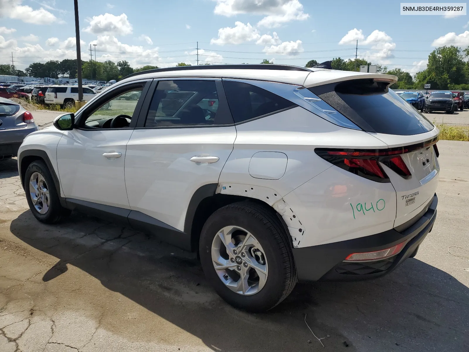 2024 Hyundai Tucson Sel VIN: 5NMJB3DE4RH359287 Lot: 66199604