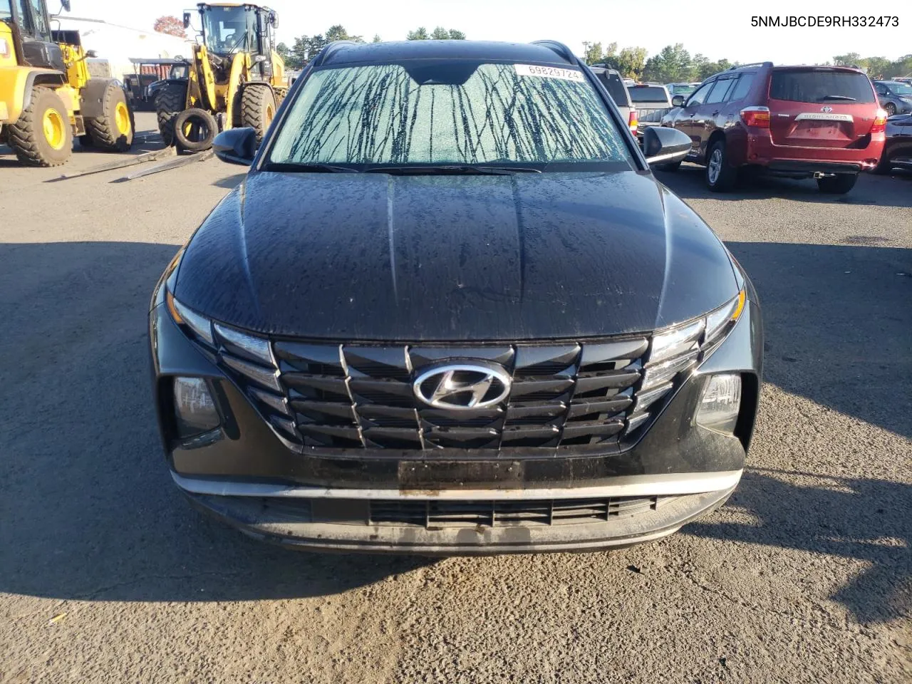 2024 Hyundai Tucson Sel VIN: 5NMJBCDE9RH332473 Lot: 69829724