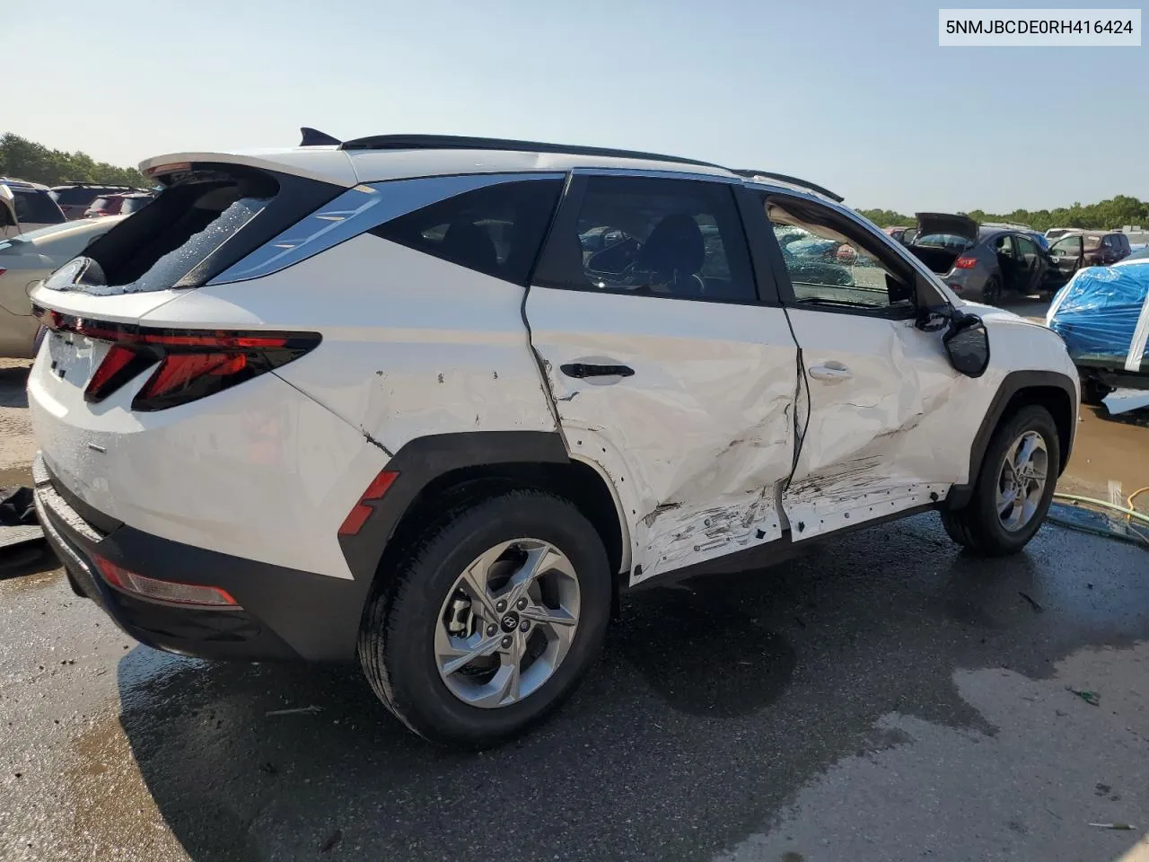 2024 Hyundai Tucson Sel VIN: 5NMJBCDE0RH416424 Lot: 70309414