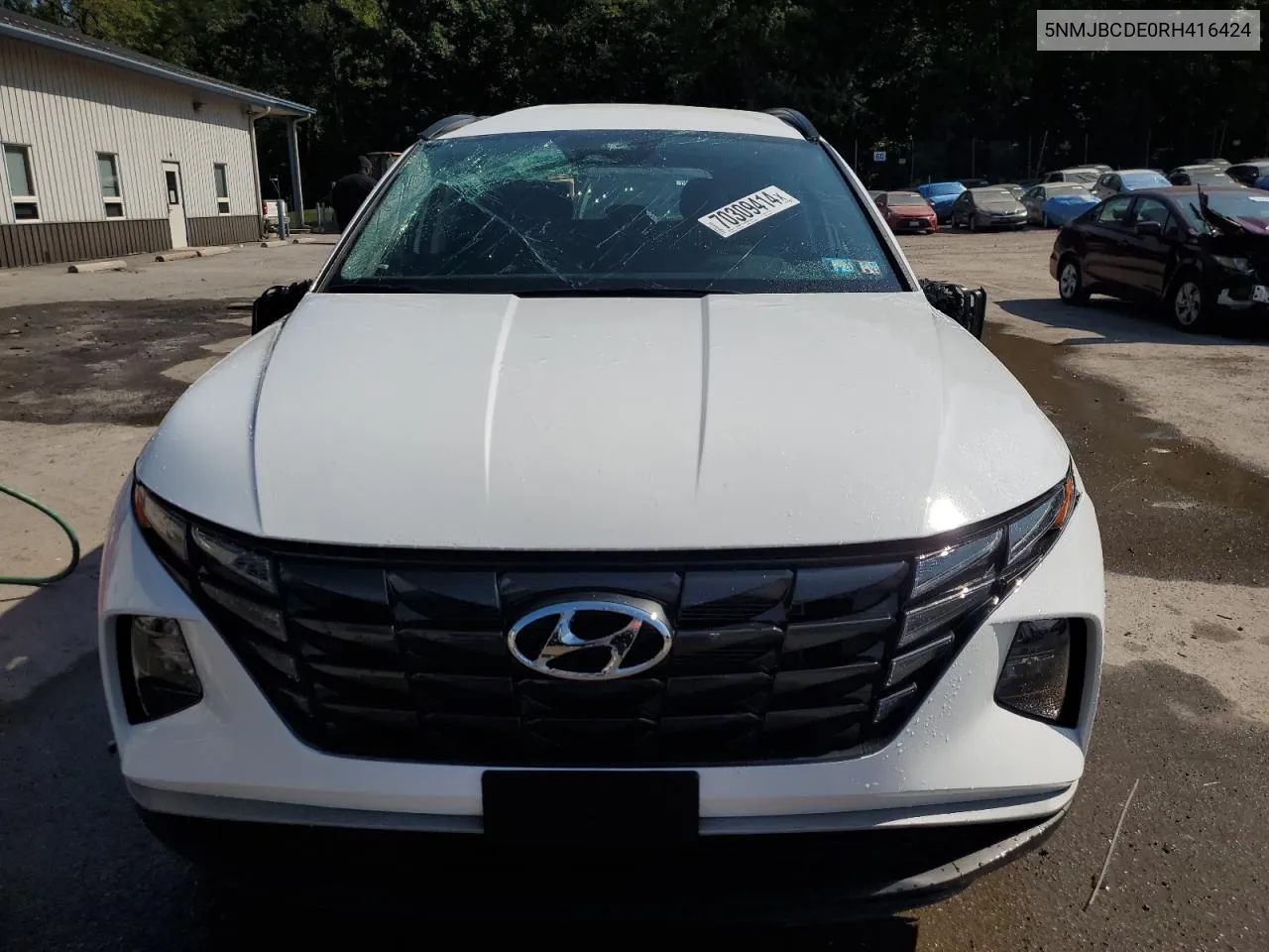 2024 Hyundai Tucson Sel VIN: 5NMJBCDE0RH416424 Lot: 70309414