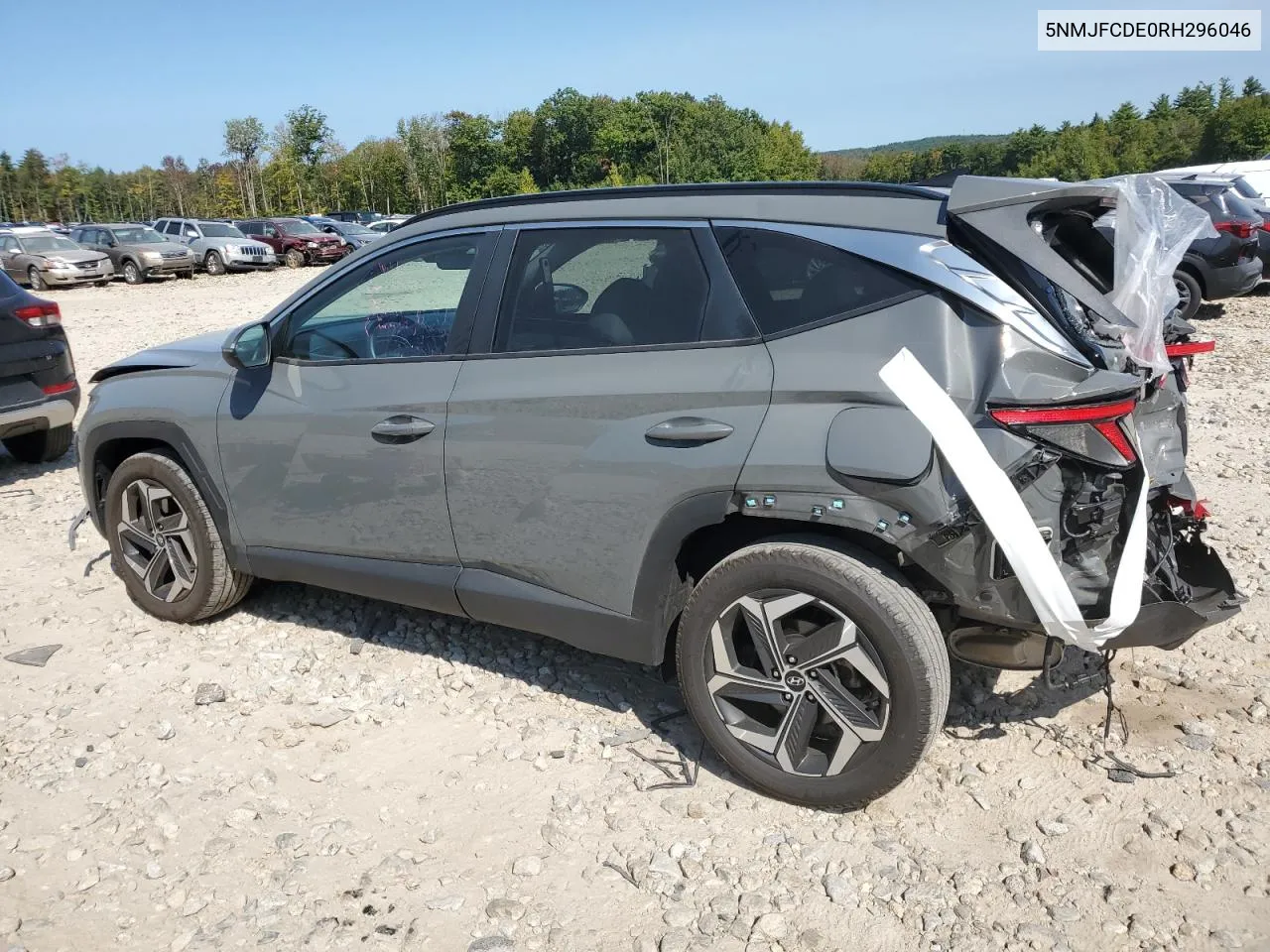 2024 Hyundai Tucson Sel VIN: 5NMJFCDE0RH296046 Lot: 71350734