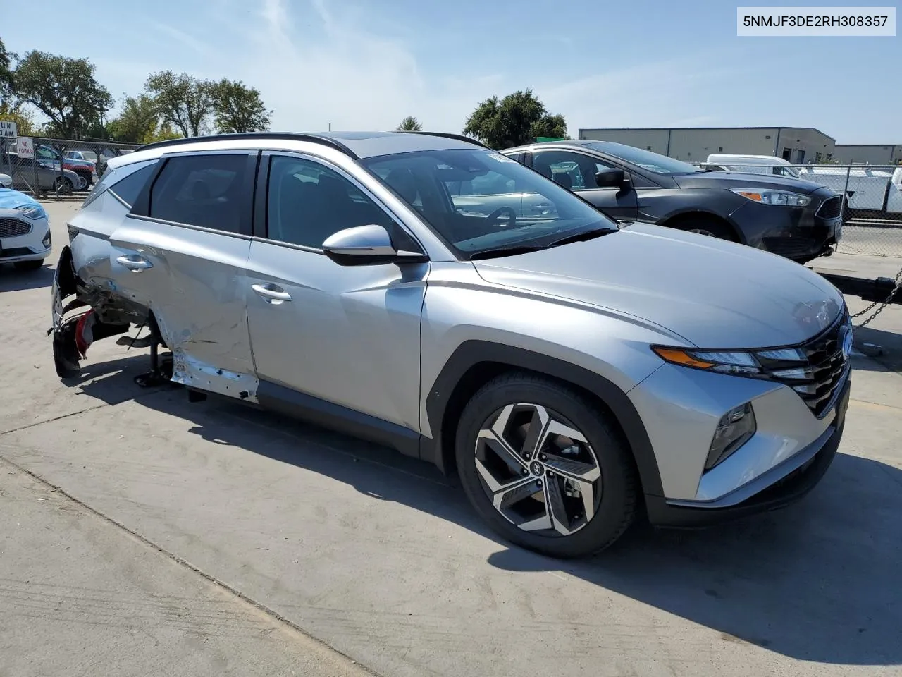 2024 Hyundai Tucson Sel VIN: 5NMJF3DE2RH308357 Lot: 71963384