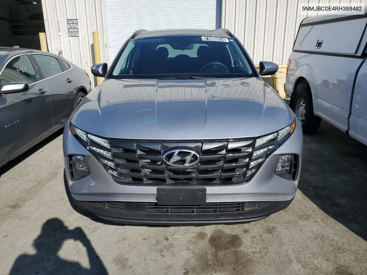 2024 Hyundai Tucson Sel VIN: 5NMJBCDE4RH388482 Lot: 71994314