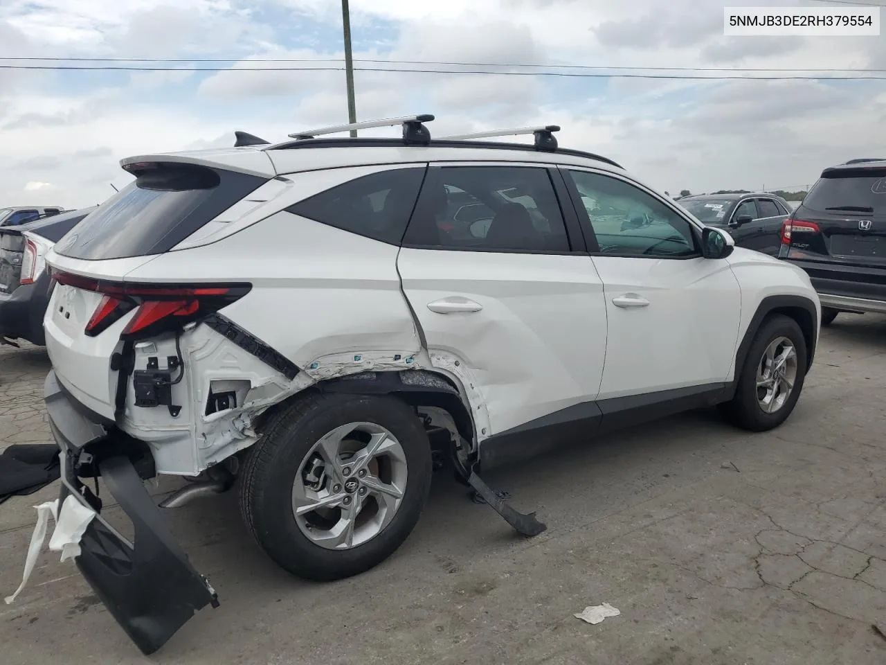 2024 Hyundai Tucson Sel VIN: 5NMJB3DE2RH379554 Lot: 72244254