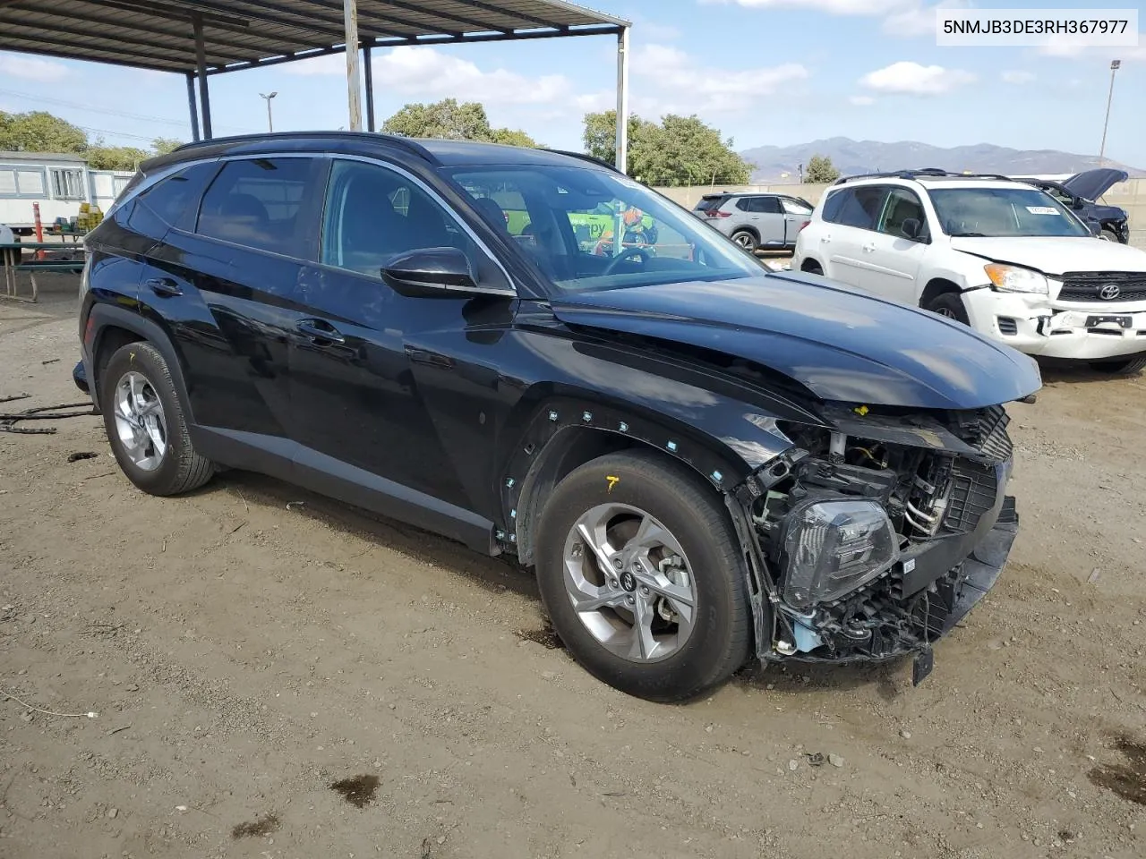 2024 Hyundai Tucson Sel VIN: 5NMJB3DE3RH367977 Lot: 72361614