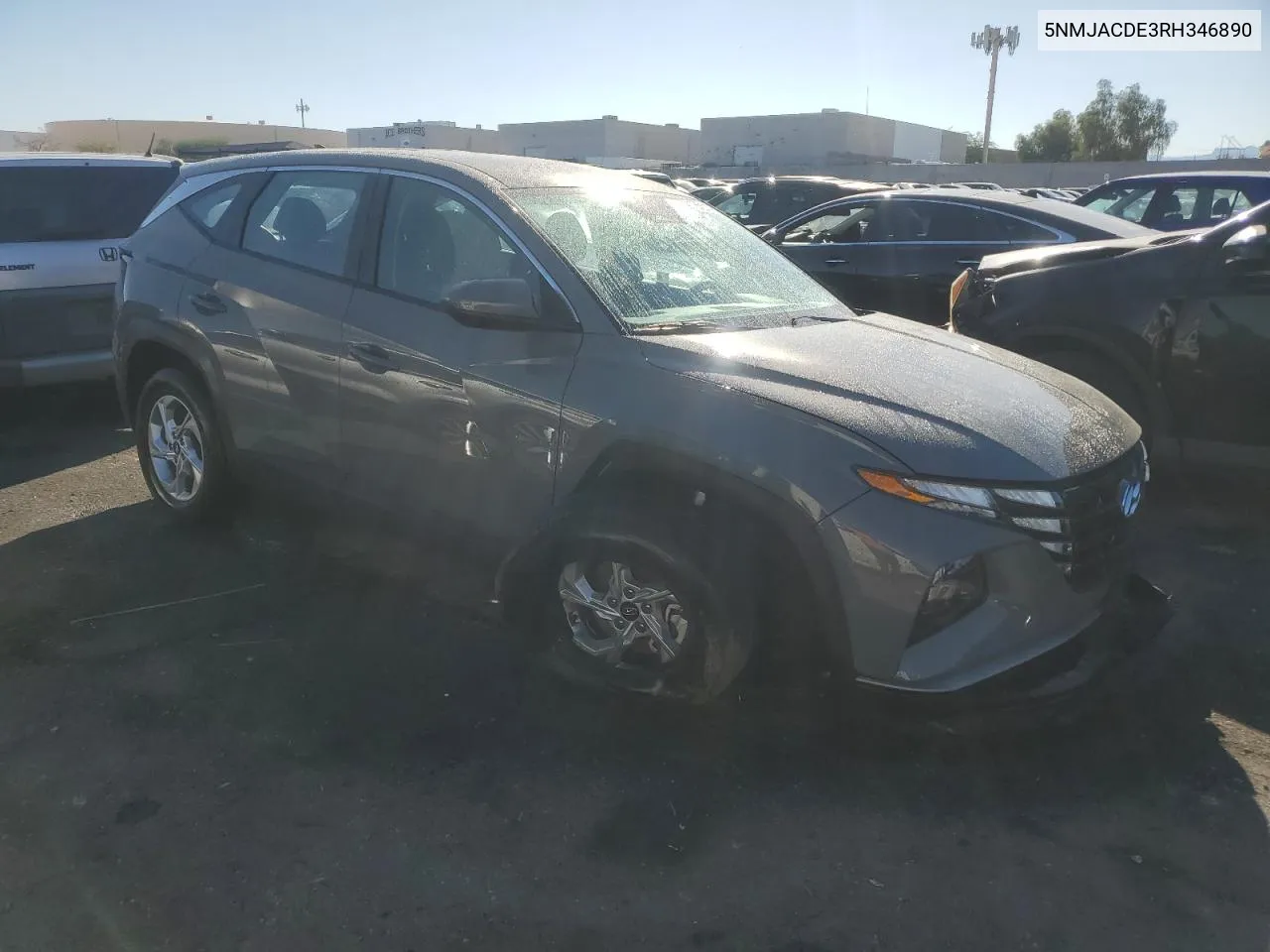 2024 Hyundai Tucson Se VIN: 5NMJACDE3RH346890 Lot: 72593104