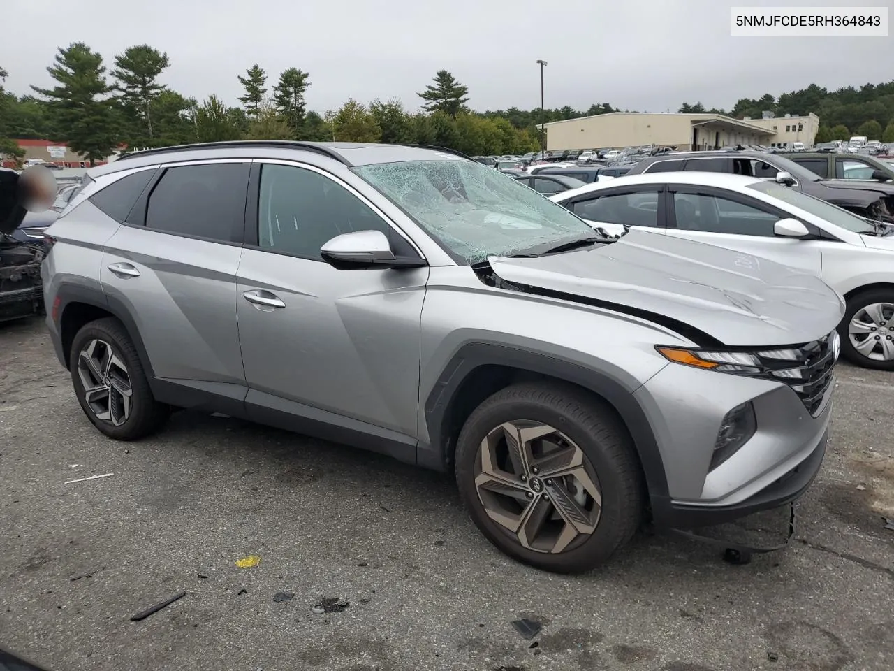 2024 Hyundai Tucson Sel VIN: 5NMJFCDE5RH364843 Lot: 72696924