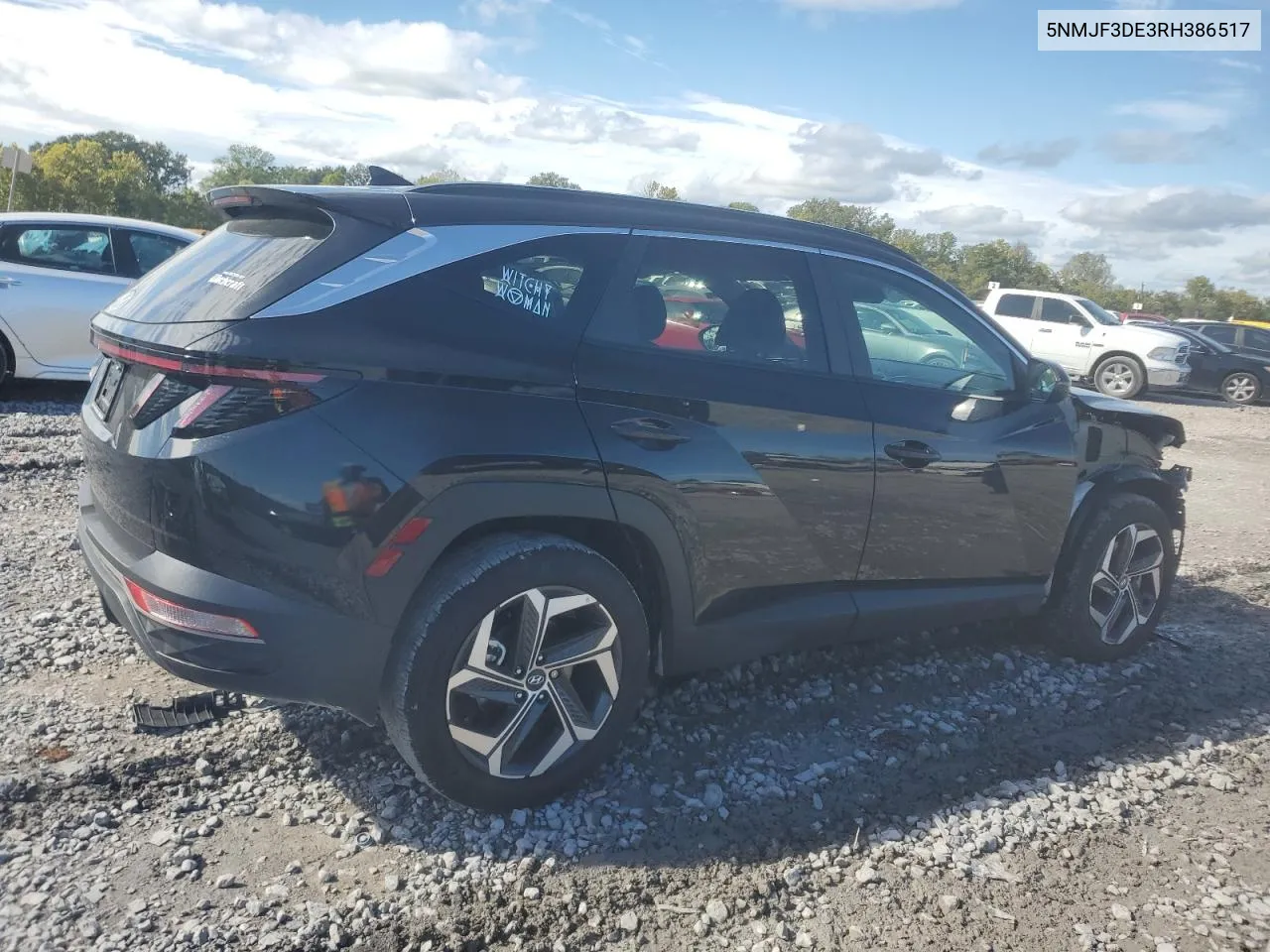 2024 Hyundai Tucson Sel VIN: 5NMJF3DE3RH386517 Lot: 73196344