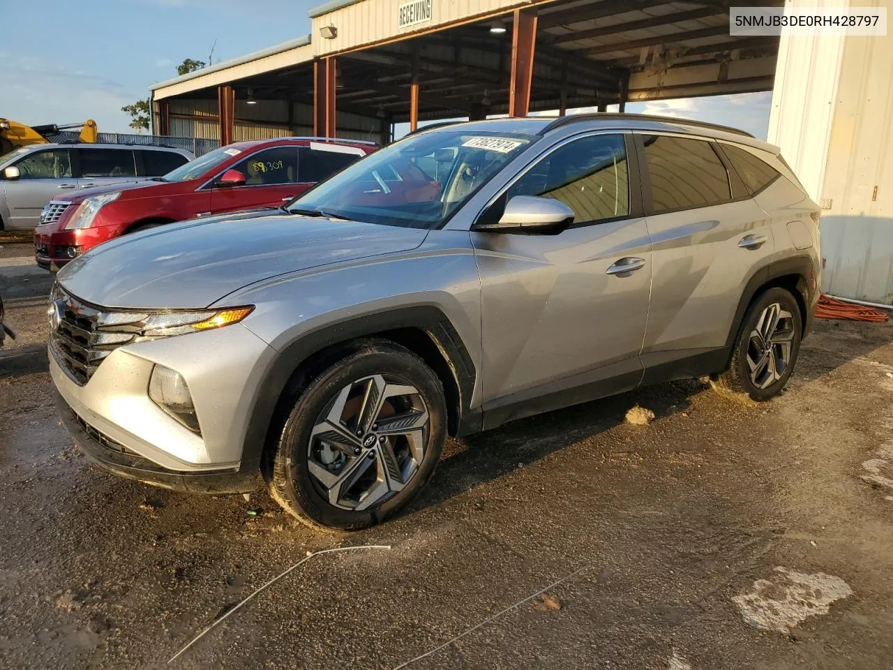 2024 Hyundai Tucson Sel VIN: 5NMJB3DE0RH428797 Lot: 73627974