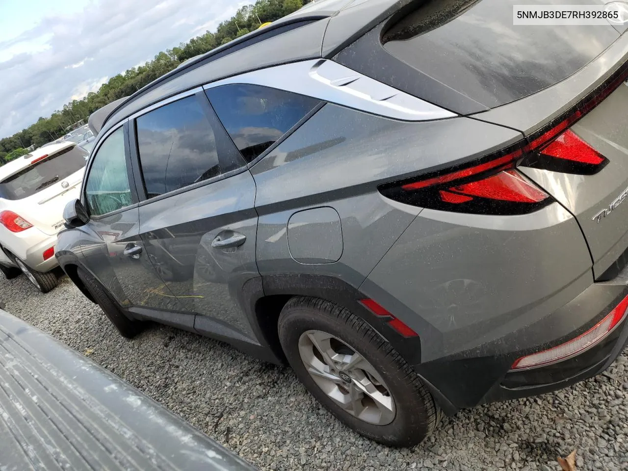 2024 Hyundai Tucson Sel VIN: 5NMJB3DE7RH392865 Lot: 73822574