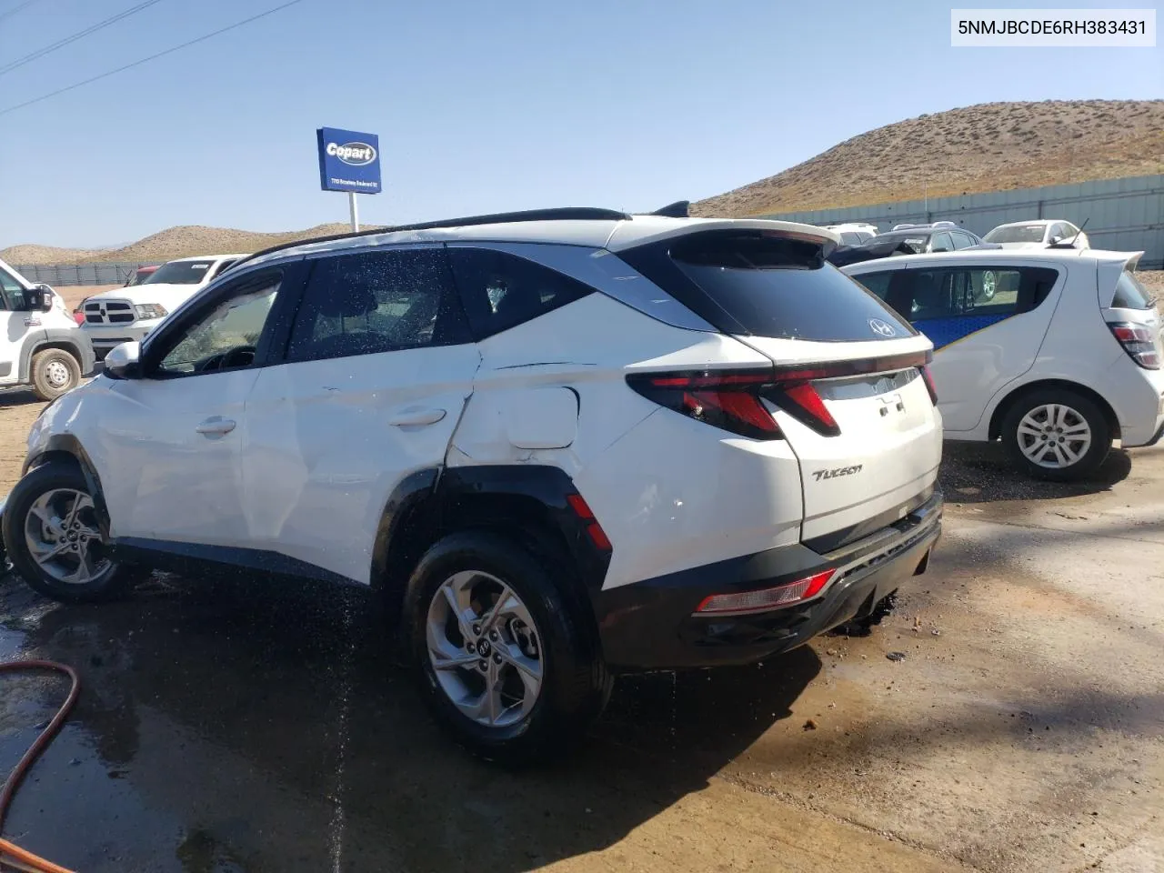 2024 Hyundai Tucson Sel VIN: 5NMJBCDE6RH383431 Lot: 73869104