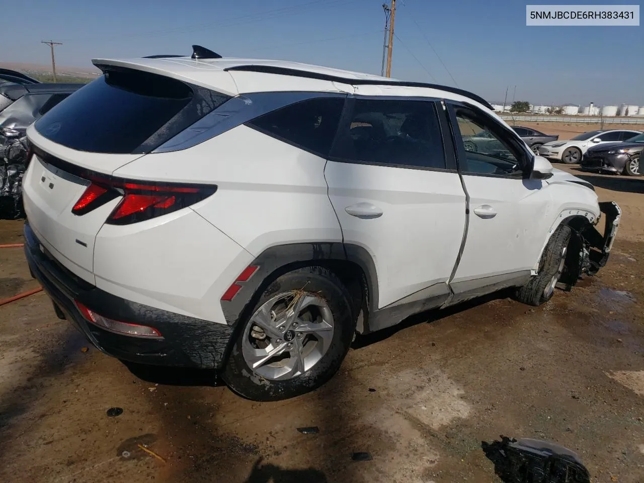 2024 Hyundai Tucson Sel VIN: 5NMJBCDE6RH383431 Lot: 73869104