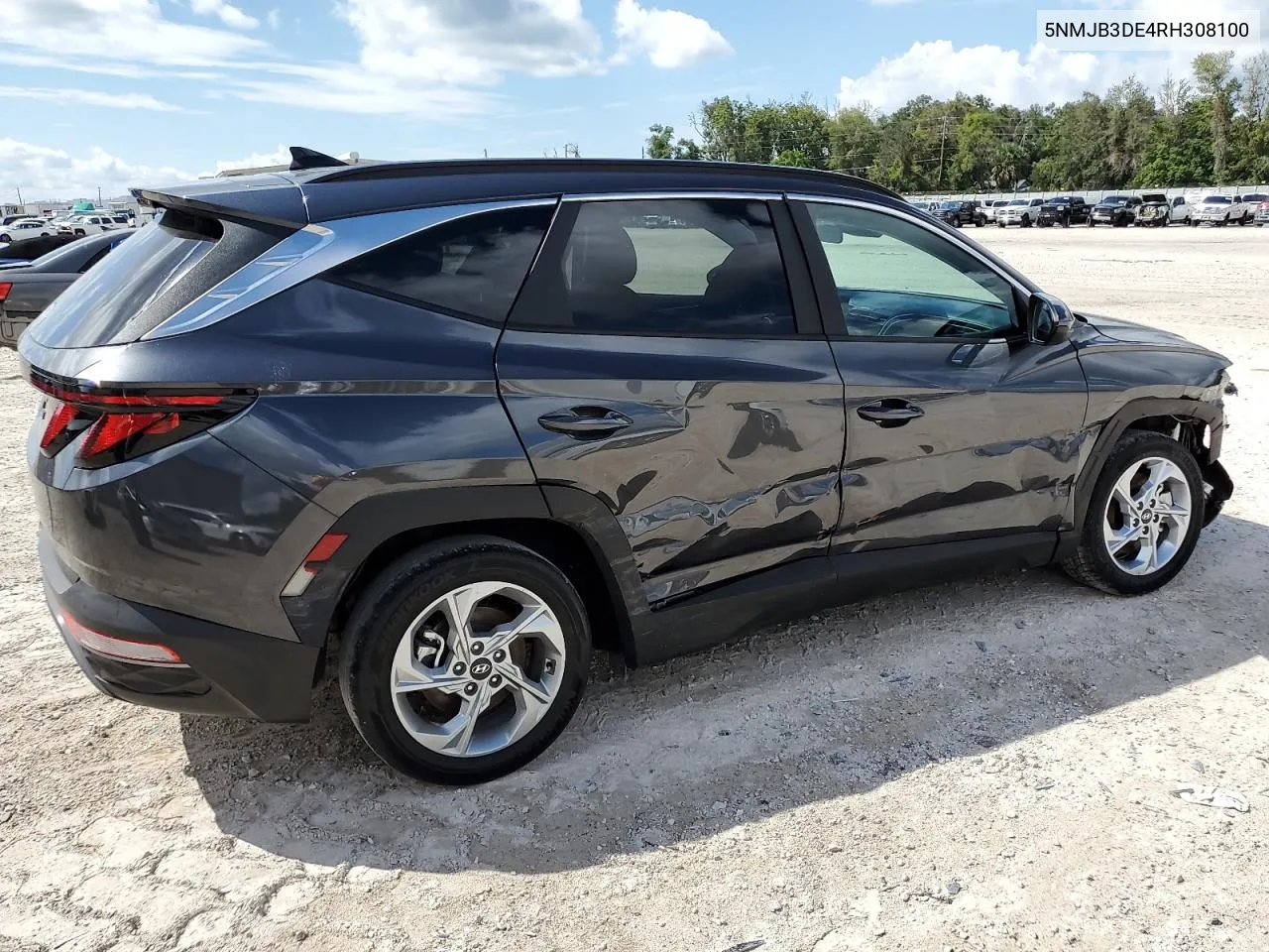 2024 Hyundai Tucson Sel VIN: 5NMJB3DE4RH308100 Lot: 74037704