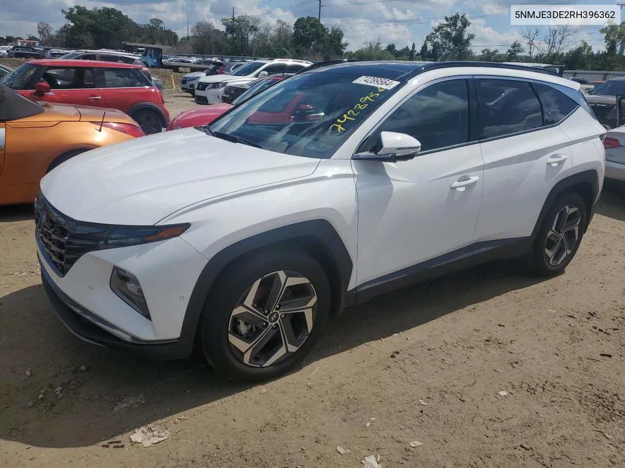 2024 Hyundai Tucson Limited VIN: 5NMJE3DE2RH396362 Lot: 74289564