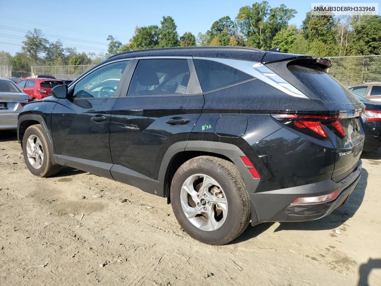 2024 Hyundai Tucson Sel VIN: 5NMJB3DE8RH333968 Lot: 74422284