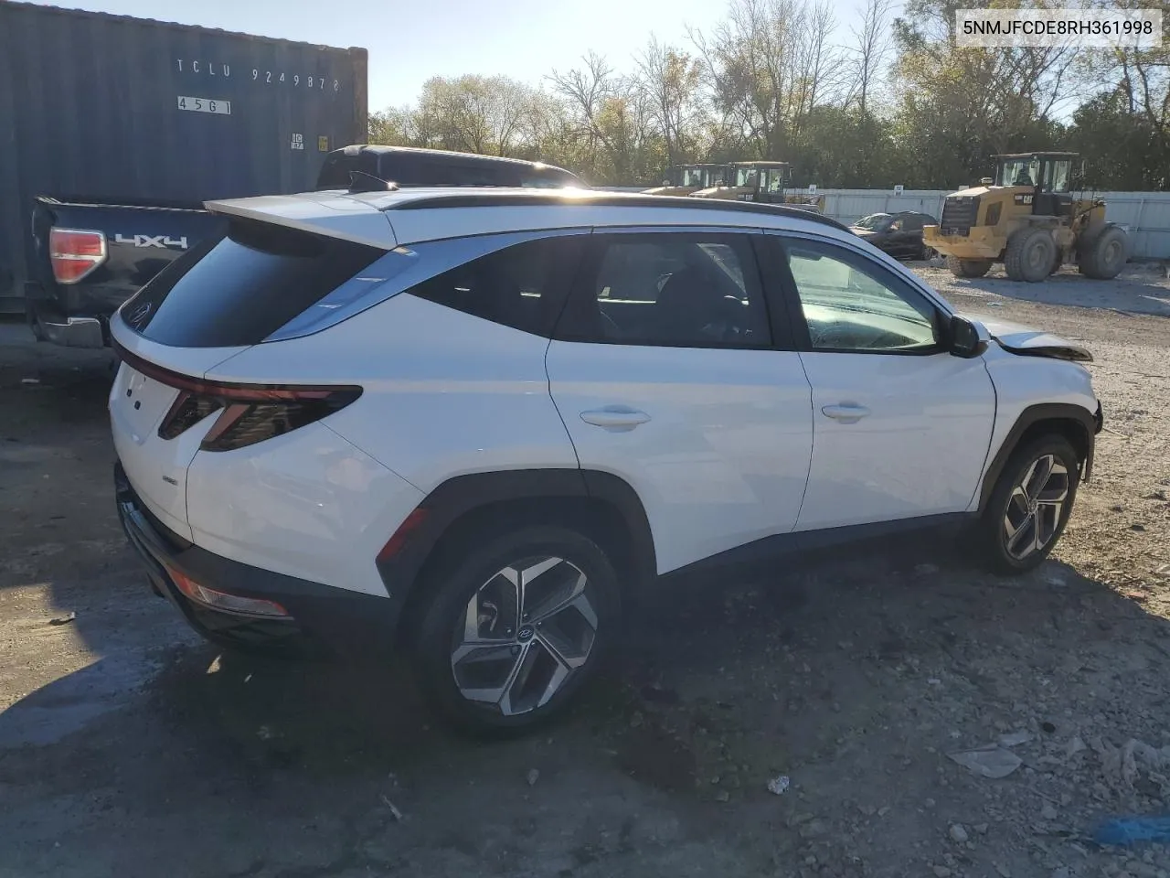 2024 Hyundai Tucson Sel VIN: 5NMJFCDE8RH361998 Lot: 74478824