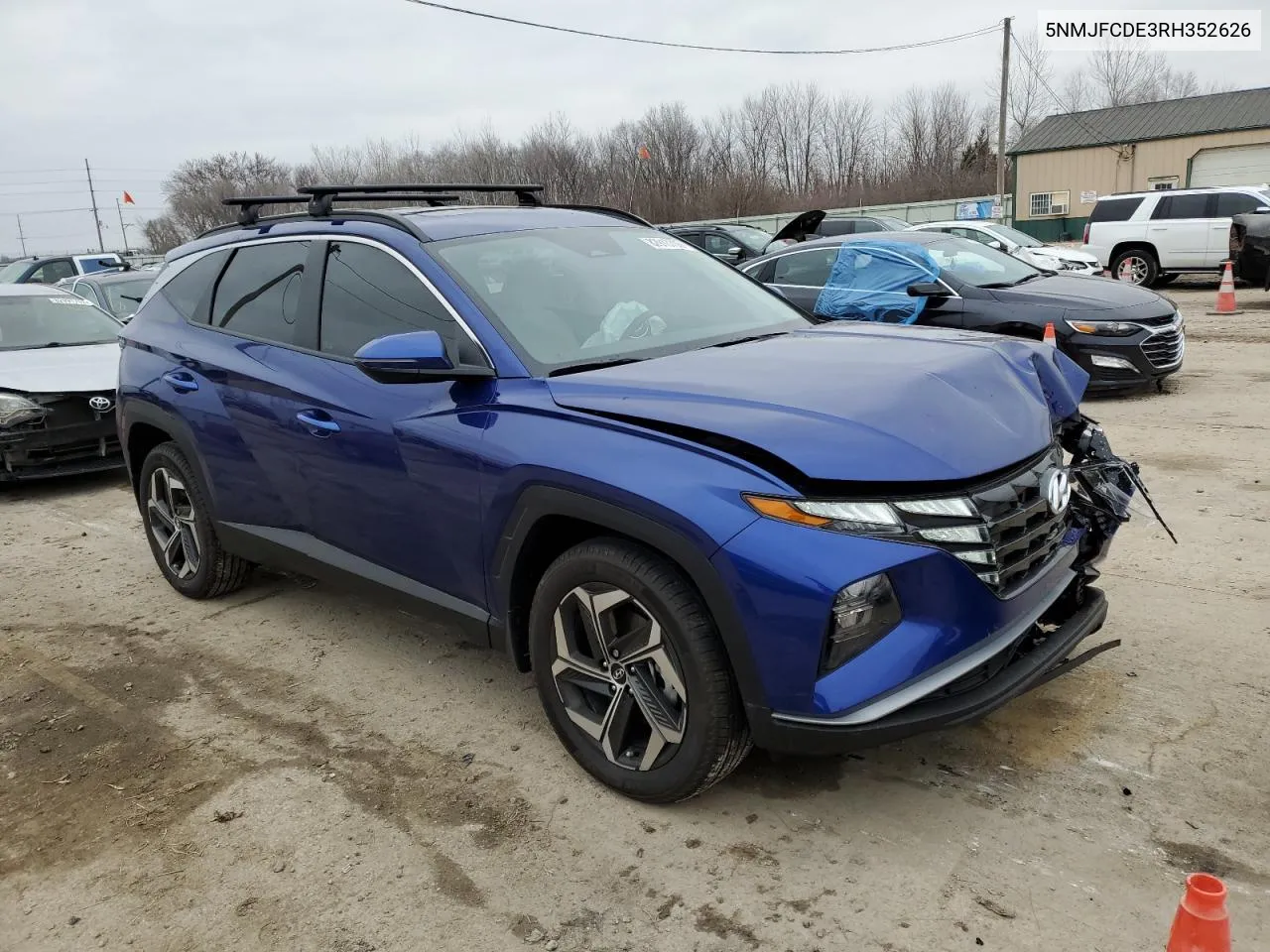 2024 Hyundai Tucson Sel VIN: 5NMJFCDE3RH352626 Lot: 74572934