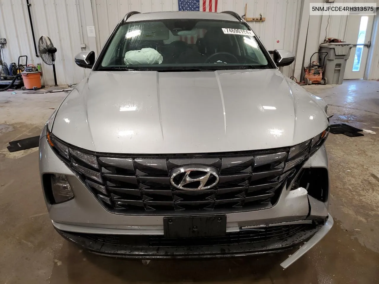 2024 Hyundai Tucson Sel VIN: 5NMJFCDE4RH313575 Lot: 74690194