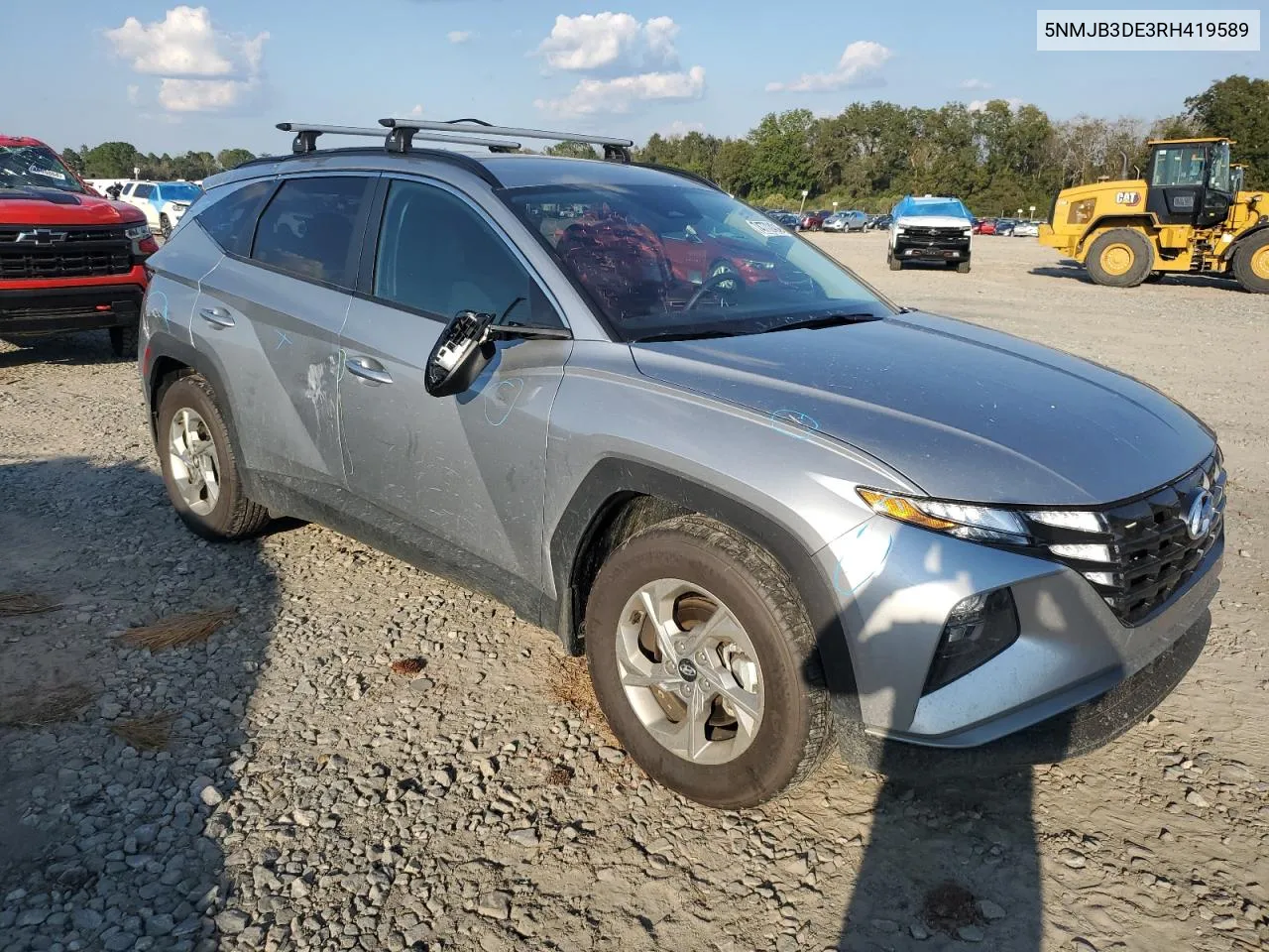 2024 Hyundai Tucson Sel VIN: 5NMJB3DE3RH419589 Lot: 74772424