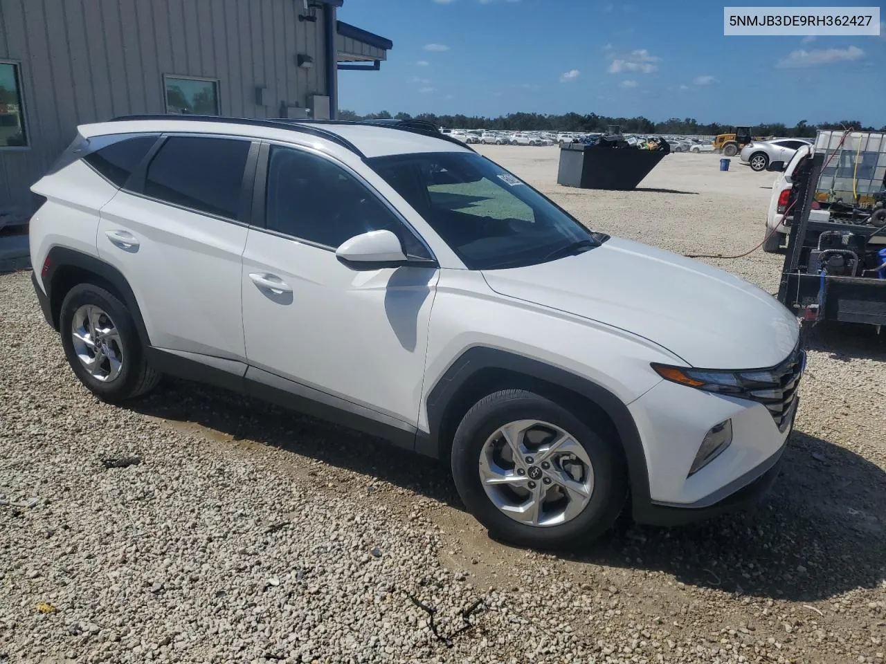 2024 Hyundai Tucson Sel VIN: 5NMJB3DE9RH362427 Lot: 75179244