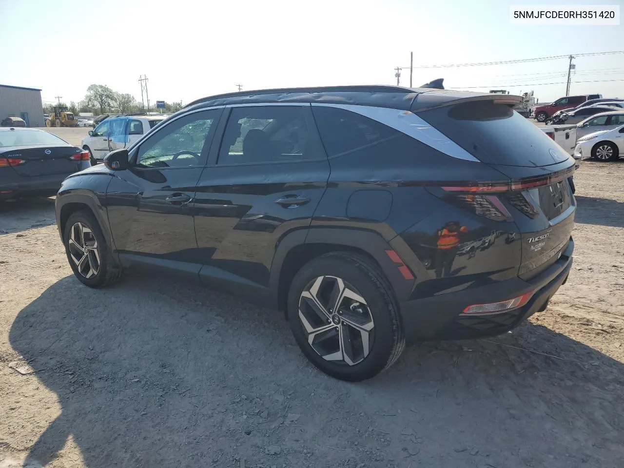 2024 Hyundai Tucson Sel VIN: 5NMJFCDE0RH351420 Lot: 75229954